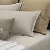 Completo Lenzuola Trussardi Micro Circles Matrimoniale Raso di Cotone - The King Luxury