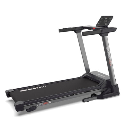Tapis Roulant TFK 390 con HRC, Compatibile con Zwift e Kinomap, Sistema di Ammortizzazione Soft Tech Cushions