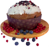Panettone Artigianale Ai Frutti Di Bosco 1.2 Kg Panettone Made In Italy 100% Sicilia La Bottega Reale