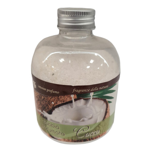 Sabbia decorativa profumata per ambienti e spegni sigarette da 400 gr