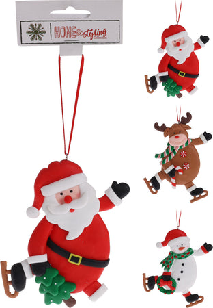 Pendente figura natalizia per Albero di Natale per decorazioni natalizie