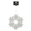 Pendente corona pensile per albero di Natale per decorazioni natalizie h 12 cm