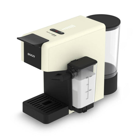 Macchina Caffè Multicapsula 4 in 1 SOGO Espresso LatteBrew 1400 – 20 Bar con Cappuccinatore, Capsule Nespresso® e Dolce Gusto®, Cialde, Caffè Macinato