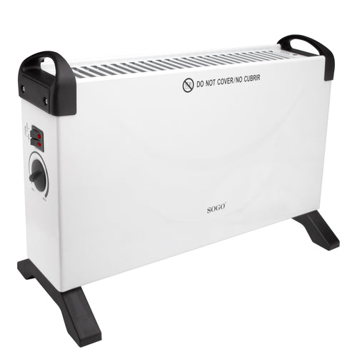 SOGO Riscaldatore a convezione portatile con 3 livelli di riscaldamento - 2000w