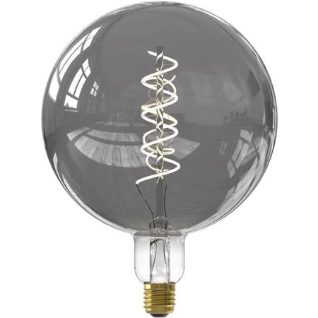 Lampadina LED E27 - CALEX - G200 SMART LED - 5 W - 130 lm - 2100 K - Dimmerabile - Titanio
