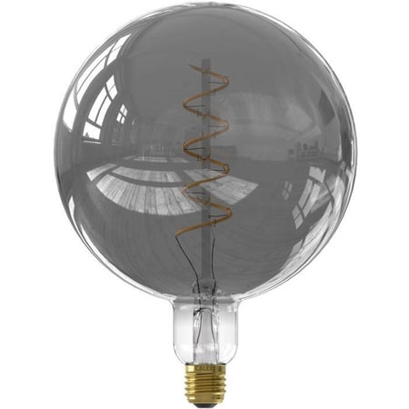 Lampadina LED E27 - CALEX - G200 SMART LED - 5 W - 130 lm - 2100 K - Dimmerabile - Titanio