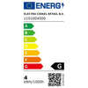 Lampadina LED E14 - CALEX - BALL P45 - Filamento dritto - 3,5 W - 250 lm - 2700 K - Dimmerabile - Trasparente