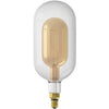 Lampadina LED E27 - CALEX - DECO XXL SUNDSVALL - Filamento a spirale singola - 3W - 240 lm - 2200 K - Trasparente / Oro bianco caldo