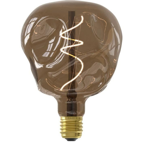 Lampadina LED E27 - CALEX - G125 NEO ORGANIC - Filamento flessibile - 4 W - 120 lm - 1800 K - Dimmerabile - Naturale