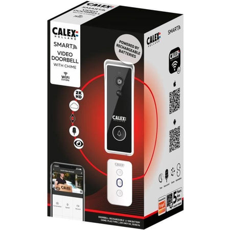 Videocitofono - CALEX - SMART BATTERY - Senza scheda SD - Con suoneria