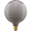 Lampadina LED E27 - CALEX - G125 - Filamento a spirale - 4W - 80 lm - 1800 K - Grigio