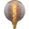Lampadina LED E27 - CALEX - G125 - Filamento a spirale - 4W - 80 lm - 1800 K - Grigio