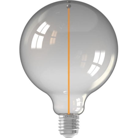 Lampadina LED E27 - CALEX - MAGNETO G125 - Filamento dritto - 3,4 W - 90 lm - 1800 K - Titanio