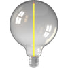 Lampadina LED E27 - CALEX - MAGNETO G125 - Filamento dritto - 3,4 W - 90 lm - 1800 K - Titanio