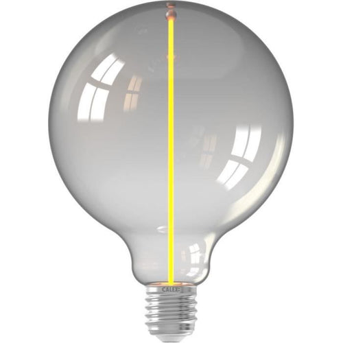 Lampadina LED E27 - CALEX - MAGNETO G125 - Filamento dritto - 3,4 W - 90 lm - 1800 K - Titanio