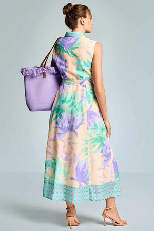 Borsa mare con bordo sfrangiato | ICONIQUE