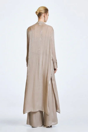 Camicione lucido con spacchi | ACCESS FASHION