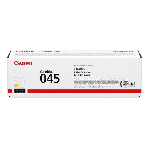 Toner Canon Crg 045 Y Giallo Per Lbp613Cdw, Lbp611Cn Mf635Cx, Mf633Cdw, Mf631Cn