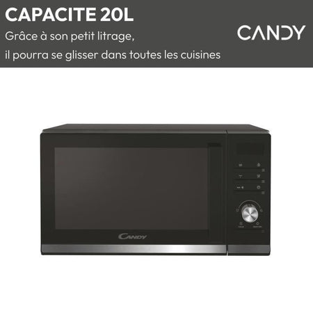CMGA20TNDB Grill per microonde CANDY Moderna - 20 L - MO 700 W - Grill 1000 W - Interfaccia utente digitale