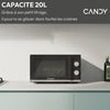 CMG20TNMB Microonde CANDY Moderna Grill 20L 700W - Grill 900W - Meccanico UI 6 livelli di potenza - Funzione scongelamento a peso