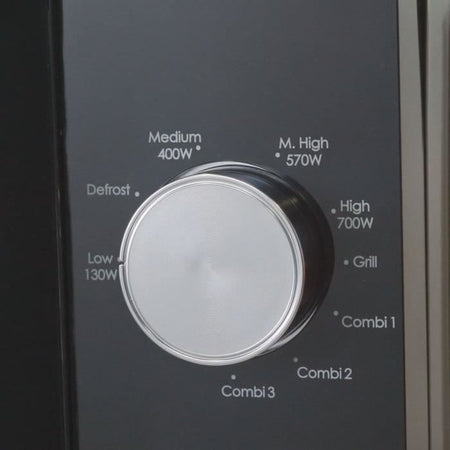 CMG20TNMB Microonde CANDY Moderna Grill 20L 700W - Grill 900W - Meccanico UI 6 livelli di potenza - Funzione scongelamento a peso