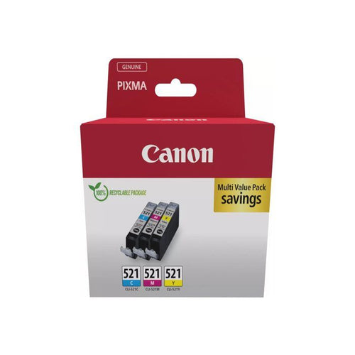 Cartucce d'inchiostro multipack - CANON - CLI-521 Ciano/Magenta/Giallo
