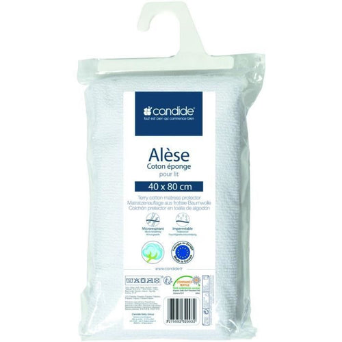 Coprimaterasso in spugna - CANDIDE - 232003 - 40x80 cm - Bianco
