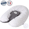 Cuscino maternità - CANDIDE - Multirelax - Poliestere / Cotone - Grigio / Stelle