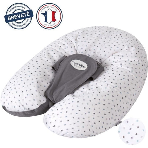 Cuscino maternità - CANDIDE - Multirelax - Poliestere / Cotone - Grigio / Stelle