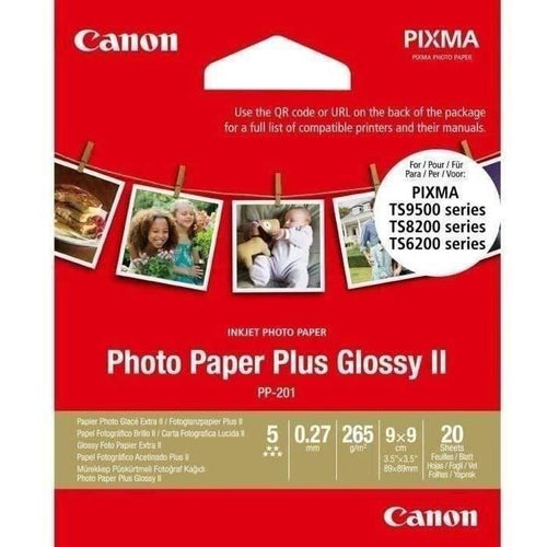 Carta fotografica quadrata CANON 9x9 cm