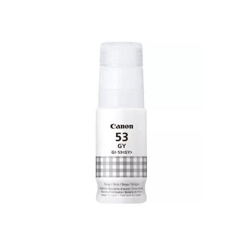 Boccetta d'inchiostro - CANON - GI-53GY - Grigio - Compatibilità PIXMA G650 e G550 - (4708C001)