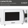 CANDY - CMXW30DW - Microonde - Bianco - 30L - 900W - Libera installazione