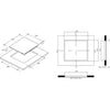 CANDY CH63CT - Piano cottura in vetroceramica - 5500W - 3 fuochi - Nero