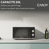 Microwlewer Lay Free Candy CMW20TNMB - Nero - 20L - 700W - VASSORE 24,5 CM