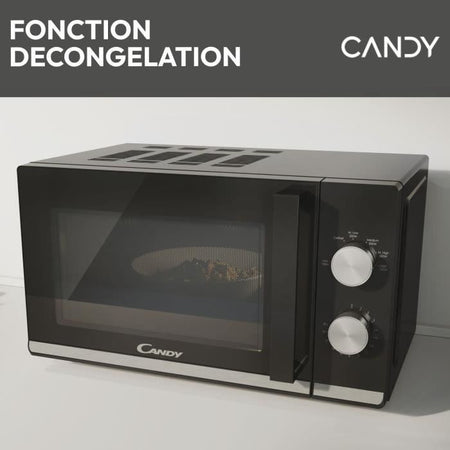 Microwlewer Lay Free Candy CMW20TNMB - Nero - 20L - 700W - VASSORE 24,5 CM