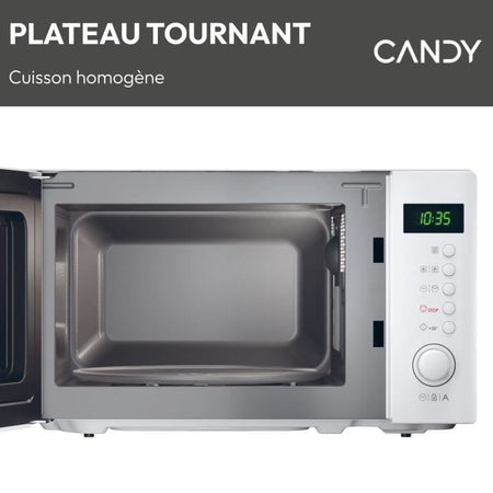 CMWA20SDLW Microonde Mono CANDY Idea - 20 L - MO: 700 W - Digital UI - 8 programmi automatici - Bianco