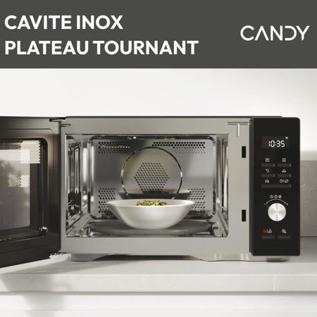 CMCA29EDLB Microonde combinato 29 L MO: 1000 W - Grill: 1000 W - Cavità in acciaio inossidabile - UI digitale Funzione bassa temperatura