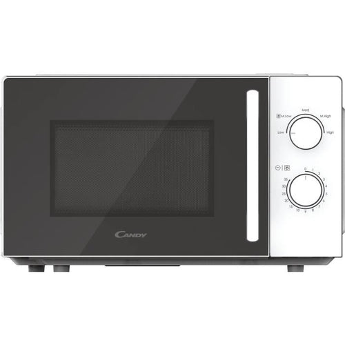 CMW20SMWLI Microonde Mono CANDY Idea - 20 L - MO: 700 W - UI meccanico - 5 livelli di potenza - Bianco