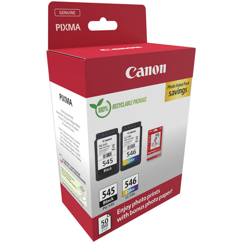 Canon Cartuccia Ink Pg-545/Cl-546+ Conf. Fogli