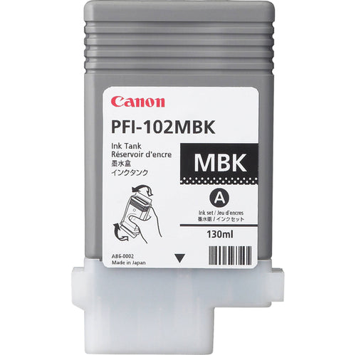 Refill Opaco Nero Matte Pfi-102Mbk Ipf500/600/700