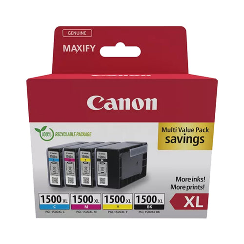 Canon Cartuccia Pgi-1500Xl Bk/C/M/Y