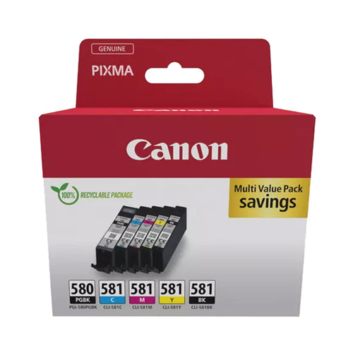 Canon Cartuccia Pgi-580/Cli-581 Pgbk/C/M/Y