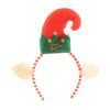 Frontina con cappello folletto per festività natalizie