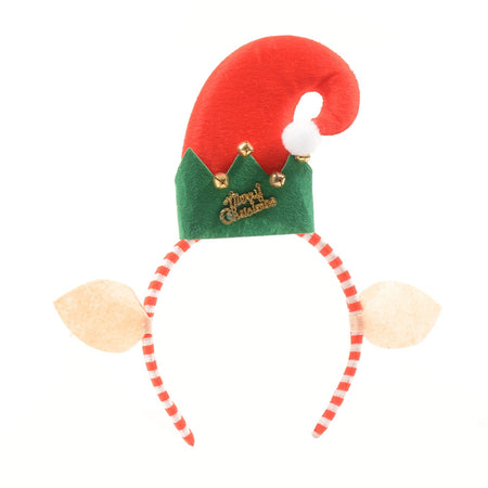 Frontina con cappello folletto per festività natalizie