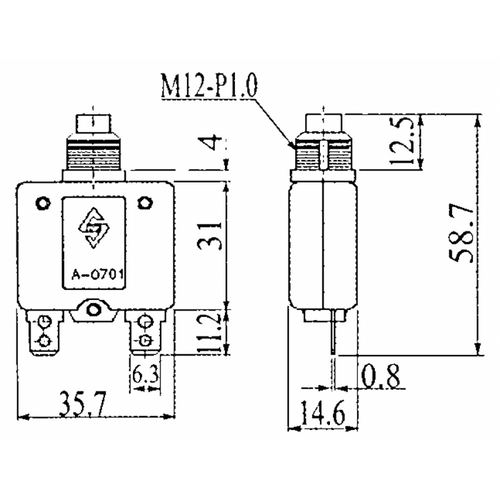 Disgiuntore 6 Amp.