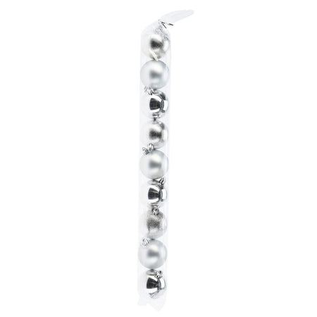 Palline per albero di Natale in plastica per decorazioni natalizie Ø 6 cm set da 9