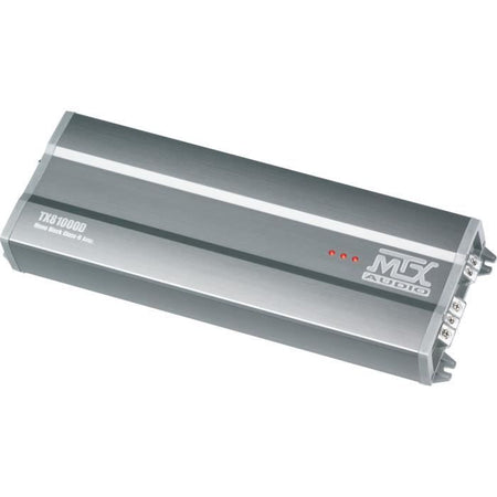 MTX TX81000D Amplificatore 12V Mono Class-D 1x1000W RMS Blocco in alluminio
