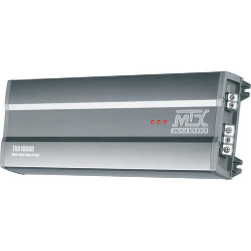 MTX TX81000D Amplificatore 12V Mono Class-D 1x1000W RMS Blocco in alluminio