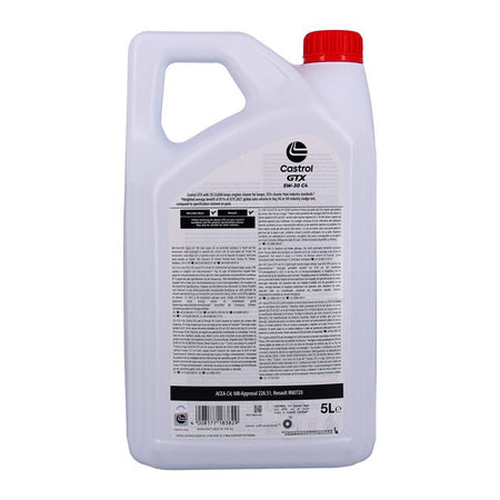 Olio motore - CASTROL - GTX 5W-30 C4 - 5L