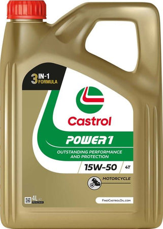 Olio motore - CASTROL - Power1 4T 15W-50 - 4L